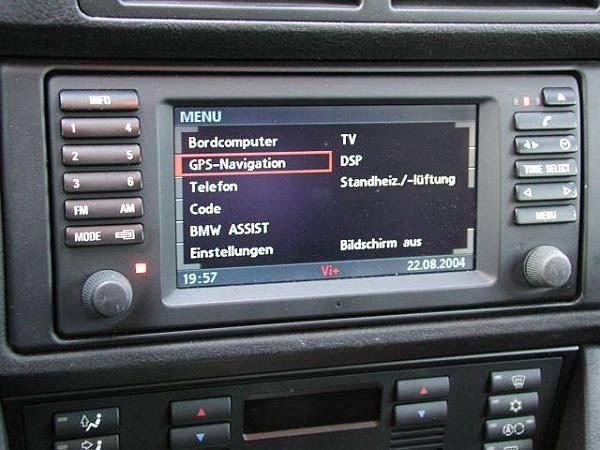 BMW MK3 z monitorem kolorowym Tłumaczenie nawigacji - Polskie menu